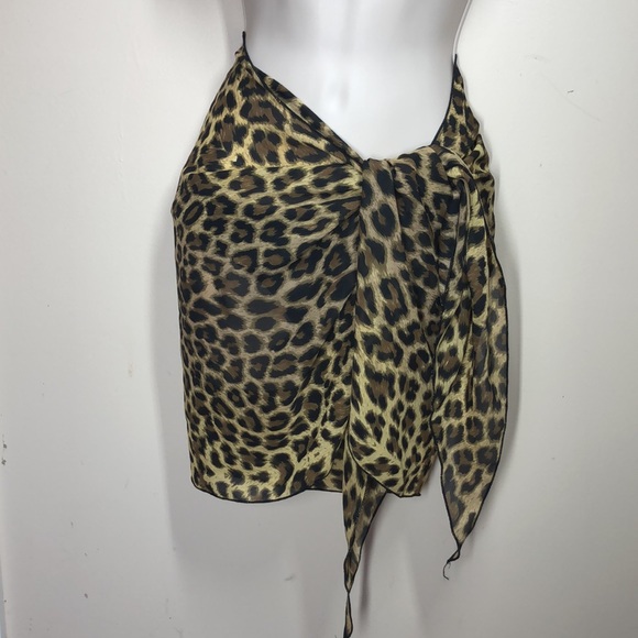 La Palapa Leopard Print Wrap - Picture 3 of 12